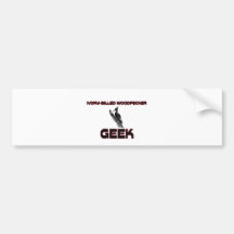 Ivory-Billed Woodpecker Geek Bumper Stickers