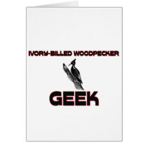 Ivory-Billed Woodpecker Geek Greeting Cards
