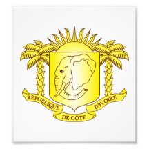 Ivory Coast Coat Of Arms Photo Art