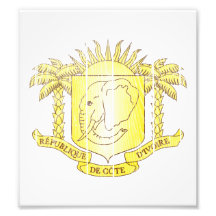 Ivory Coast Coat Of Arms Photograph