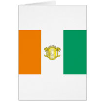 Ivory Coast - Côte d'Ivoire Greeting Card
