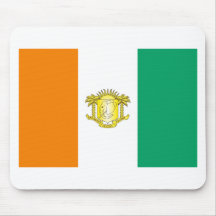 Ivory Coast - Côte d'Ivoire Mouse Pads