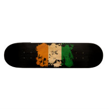Ivory Coast Flag Custom Skateboard