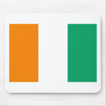 Ivory Coast Flag Products mousepads