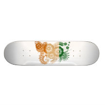 Ivory Coast Flag Skateboard