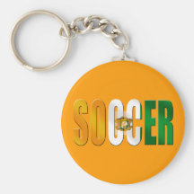 Ivory Coast Soccer logo football fans gifts Key Chain