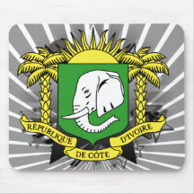 Ivory Coast Star Mousepads