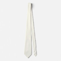 ivory solid colour necktie