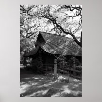 Ivy Covered Building Poster,Print