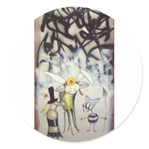 iwlltakeyou_rabbit1 round sticker