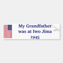 Iwo Jima - 1945 Bumper Sticker