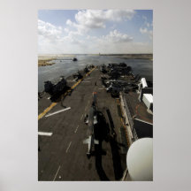 IWO JIMA FLIGHT DECK POSTER