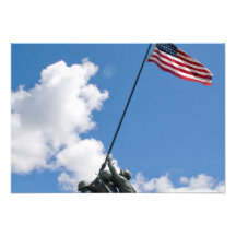 Iwo Jima Memorial Monument Personalized Announcements