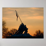 Iwo Jima Winter Morn Poster
