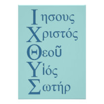 IXOYE Acronym - Blue invitations