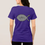 IXOYE Christian Fish Symbol - Stone Effect Shirts