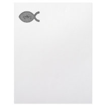 IXOYE Fish - Stone Effect Customized Letterhead