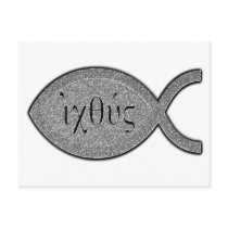 IXOYE Fish - Stone Effect Post Cards