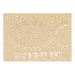 IXTHUS Christian Fish Symbol - Tract Card / Business Card Template