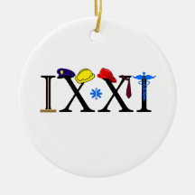 IXXI  Remember 9-11 Christmas Tree Ornaments