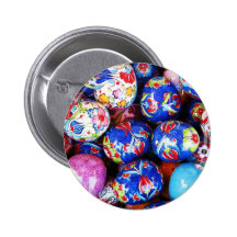 Iznik Design Ceramic Eggs Button