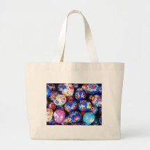 Iznik Design Ceramic Eggs Canvas Bag