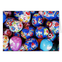 Iznik Design Ceramic Eggs Card