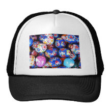 Iznik Design Ceramic Eggs Trucker Hat