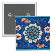 iznik tile Button