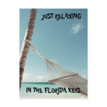 j0423125, JUST RELAXING, IN THE FLORIDA KEYS Post Card