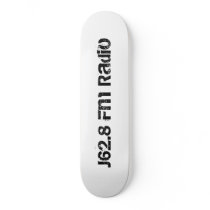 J62.8 Fm Radio Complete Company Skateboard