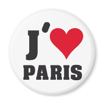 J´AIME PARIS IMANES DE NEVERA