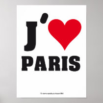J´AIME PARIS Poster