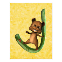 j babybear carte postale