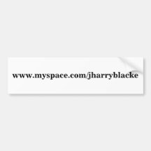 J. Harry Blacke Bumper Sticker