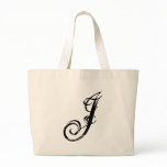 J letter J bag graphic fashion customized bag