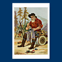 J & P Thread Antique Ad posters