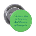 Jabberwockey Pinback Buttons