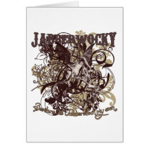 Jabberwocky Carnivale Style Greeting Card