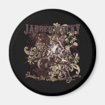 Jabberwocky Carnivale Style Refrigerator Magnet