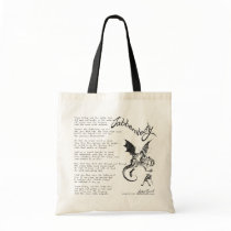 Jabberwocky Poem Canvas Bag