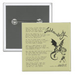Jabberwocky Poem Pins