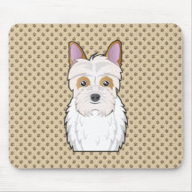 Jack-a-poo Cartoon Mousepad