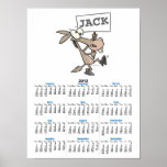JACK ASS JACKASS DONKEY CARTOON PRINT