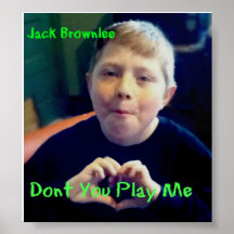 Jack Brownlee : Vous ne me jouez pas Posters