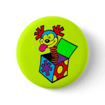 Jack In The Box Pinback Button