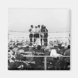 Jack Johnson vs. Fireman Jim Flynn Boxing: 1912 Fridge Magnets
