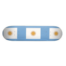 Jack naval drapeau d'Argentine, Argentine Skateboard Customisable