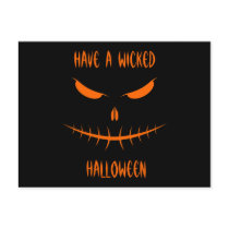 Jack-O'-Lantern Face III, Orange