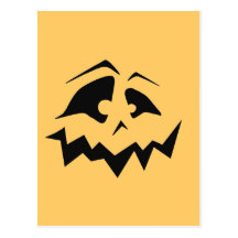 Jack-O-Lantern Face Postcards